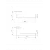 Ручка Ajax (Аякс) раздельная K.JS51.OPTIMAL SN-3 матовый никель