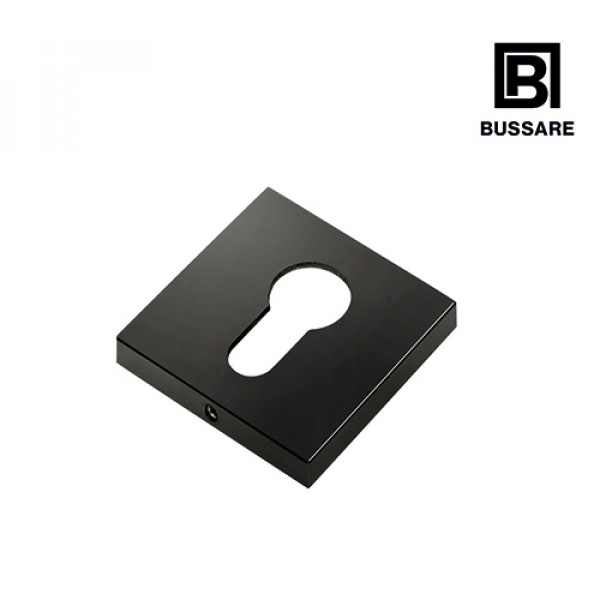 BUSSARE накладка на цилиндр  B0-40 B.NICKEL Черный никель-Квадрат-