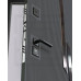 Входная дверь Карбон 20 - Бетон темный, зеркальные вставки