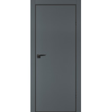 Дверь P-1 кромка ABS черная c 4-х ст. Графит матовый