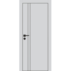 Дверь PX-20 черная кромка с 4-х ст. Агат матовый